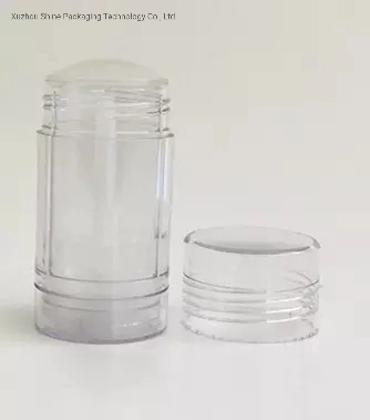 Round Twist up Salve Plastic Deodorant Tube 15ml 30ml 50ml 75g Black White Clear Empty Plastic Deodorant Stick Container