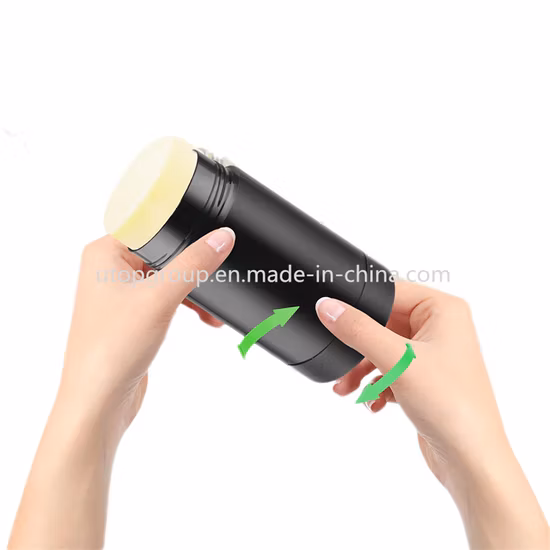 SRS Plastic Cosmetic, kostenlose Probe, 75 g, runder, leerer Deo-Behälter