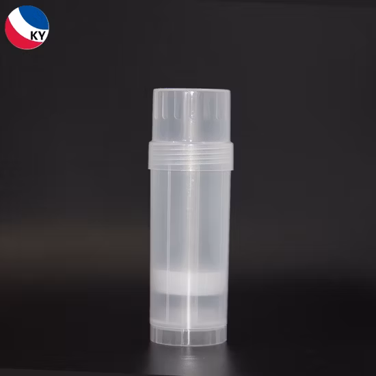 60 g transparenter, bunter PP-Kunststoff-Deodorant-Stick-Behälter